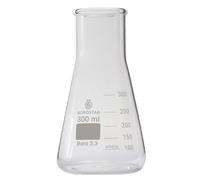 Borostar Erlenmeyer Boro 3.3 - Frasco graduado de cuello ancho, 300 ml