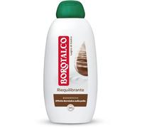 Borotalco Bagnodoccia reequilibrante madera de cedro, baño de cuerpo, fórmula reequilibrante, perfume seducente, efecto borotalco en la piel, dermatológicamente probado, botella de 600 ml