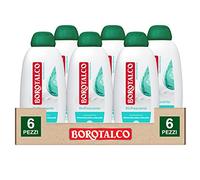 Borotalco Baño refrescante con efecto Borotalco en la piel, dermatológicamente probado, aroma almizcle blanco, 6 botellas de 600 ml