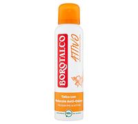 Borotalco Borotalco Active Air Freshener Spray Orange para uso profesional para mejorar el rendimiento en cada uso con detalle técnico 48H