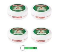 BOROTALCO Crema corporal cuidado corporal, 4 x 150 ml + llavero Beni Culinari gratis