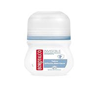 Borotalco, Deo Roll-On unsichtbar, blau, alkoholfreie Formel mit Talkum, Barriereeffekt, fängt und streifenfrei ab, 48h Wirksamkeit, frischer Ozeanduft - 1 Flasche mit 50 ml