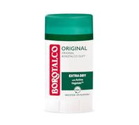 Borotalco Desodorante en barra original, 48 horas de eficacia, fórmula con Active Crystal Talc para triple protección contra el sudor, 0% alcohol, desodorante para hombre y mujer, 6 x 40 ml