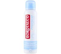 Borotalco, Desodorante en spray fresco, fórmula sin alcohol ni talco activo, triple protección seca, aroma a talco fresco, eficacia de 48 horas - 1 botella de 150 ml