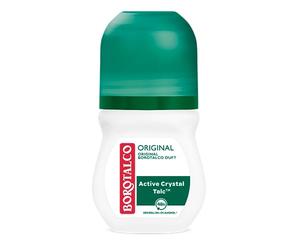 Borotalco Desodorante Roll-On Original 6 x 50 ml - Fórmula con Active Crystal Talc para triple protección contra el sudor - 0% alcohol - Desodorante - Desodorante para hombre y mujer - Desodorante en