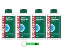 Borotalco - Gel de ducha refrescante con aroma a menta marina Bagnodoccia Rinfrescante, gel de ducha cremoso 500 ml + llavero Beni Culinari gratuito