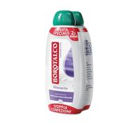 Borotalco Gel de ducha relajante Lavanda e Iris Gel de ducha corporal, fórmula relajante, relajación absoluta, efecto borotálco en la piel, dermatológicamente probado, 2 botellas de 600 ml