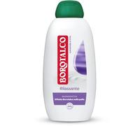 Borotalco Gel de ducha relajante para lavanda e Iris, baño de cuerpo, fórmula relajante, relajación, efecto borotalco en la piel, dermatológicamente probado, botella de 600 ml