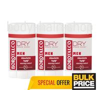 Borotalco Hombres Ámbar Dry Stick Desodorante Absorbe el Sudor 72H Max Protec...