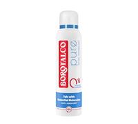 Borotalco Pure Natural - Spray corporal - 48 horas de eficacia - Talc with Essential Moléculas - Fórmula contra el sudor y los olores - 0% sales de aluminio (ACH) - 0% alcohol