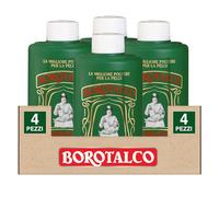 Borotalco Roberts Polvo de talco multifuncional, súper absorbente y refrescante, también para pieles sensibles para adultos y niños, 4 botellas de 200 g