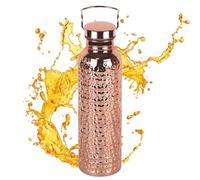 Borraccia In Rame Puro | 800 Ml Borraccia Termica Portatile,Strumento Di Idratazione Da Bere | Per Campeggio Escursionismo Viaggio Outdoor Indoor Casa Cucina Per Donna E Uomo