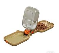 Borraccia per Cani 460ml, Dispenser Portatile 2-in-1 Antigoccia con Integrata | Bottiglia Acqua per Cani Da Viaggio per Passeggiate, Trekking, Campeggio, Auto E Spiaggia