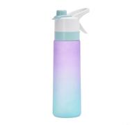 Borraccia Spray Sportiva Portatile 700ml a Prova di Rottura con Cannuccia e per Trasporto per Perdite per per Attività All'Aperto Colore Nero per Capacità Grande per(Purple)