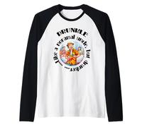 Borracho. Como un tío normal pero borracho. Camiseta Manga Raglan