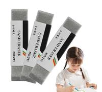 Borrador de, 2.56 pulgadas de suministros de estudio no abrasivos para la caligrafía, borrado con precisión suave, borrador de goma de arte preciso para la preparación del examen, el dibu