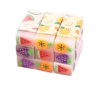 Borrador De Frutas De 9 Piezas, Borrador De Diseño Creativo, Borrador De Lápices Divertidos, Suministros Escolares Infantiles, Linda Papelería.