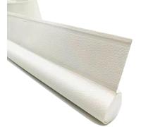 Borrador de Puerta excluidor, tapón de Puerta Inferior de un Lado, desmontaje insonorizado para Puertas Interiores/Exteriores，Blanco，3 Piezas