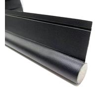 Borrador de Puerta excluidor, tapón de Puerta Inferior de un Lado, desmontaje insonorizado para Puertas Interiores/Exteriores，Negro，3 Piezas