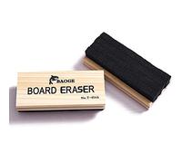 Borrador de tiza de estilo campus de madera de pino, limpiador de pizarra, borrador de fieltro de madera, para grabar, estilo universitario, regalo para la oficina, escuela, suministros de 2 unidades