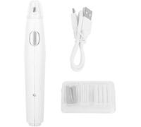 Borrador eléctrico Práctico Usb eléctrico que carga el borrador recargable con 16 recambios del reemplazo(White)