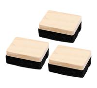 Borrador y Felt para Pizarras Negras de Pizarra, 3 Piezas Madera | Whiteboard Eraser, Borradores Secos, de Borrar, Borrador Tiza Lavable, Borrador Pequeno