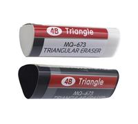 Borradores De Arte Profesional 2 Piezas Borradores Forma Triangular Agarre Ergonómico Fácil Borrado Para Estudiantes Escuela Suministros Oficina Borrador