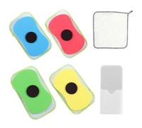 Borradores De Esponja Magnéticos Para Pizarra Blanca De 4 Piezas, 1 Portalápices Magnético Y 1 Paño, Material De Oficina Y Enseñanza, Reutilizable