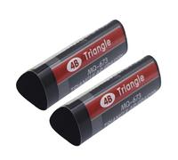 Borradores De Examen Para Estudiantes 2 Piezas Borrador Triangular Agarre Ergonómico Borrado Fácil Para Estudiante Dibujo Borrador Bocetos Examen Estudiante