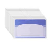 Borrar Tarjetas de Seguridad Social -Protector, Protectora para Tarjetas de Seguridad Social | Transparente Impermeable de PVC para Tarjetas de crédito | Slim Licencia Protección