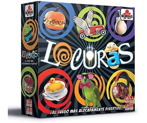 Borras - Locuras | Divertido Juego de Mesa para Jugar en Familia y Amigos, Pruebas de Dibujo, auditivas, de empatía, mímica, acusaciones ridículas... +10 años (18355)