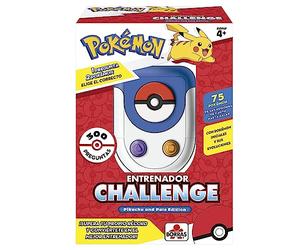 BORRAS - Pokémon Entrenador Challenge | Juego Electrónico Infantil de Adivinanza y Estrategia | a Partir de 4 Años (19828)