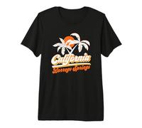 Borrego Springs California 70s Retro Sun Palmeras Souvenir Camiseta Premium