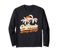 Borrego Springs California 70s Retro Sun Palmeras Souvenir Manga Larga