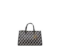 Armani Exchange Gynger Logo M Bolso de mano negro, imitación de cuero, mujer