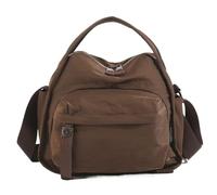 Borsa a spalla per le donne, Borsa tasca anteriore in nylon casual, Borsa a spalla leggera di grande capacità per uso quotidiano e viaggio (Brown)