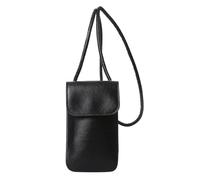 Borsa a Tracolla da Donna, Borsa Porta Cellulare Tracolla, Borsa a Tracolla in Pelle PU, Borsa Tracolla Donna Piccola, Negro