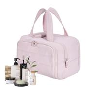 Borsa Cosmetici Da Viaggio Donna - Grande Borsa Toilette Leggera Organizer, Trousse Portatile Ampia Apertura Cerniera | Borsas Trucchi Spaziosa per Vacanza Palestra Weekend Ginnastica