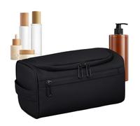 Borsa da viaggio per articoli da toeletta - 5,12 pollici penzolante | Borsa da bagno da penzolante | Organizador per borsa da WC allí, organizador per accessori da viaggio per viaggi, Negro , Ver