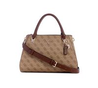 Guess Noelle 4G Basique Logo Bolso de mano marrón, imitación de cuero, mujer