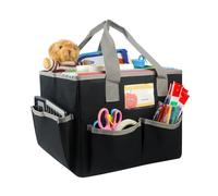 Borsa Organizer Accessorî Da Cucito In Tessuto Oxford 12,99 Pollici - Leggera E Robusta | Porta Forbіci, Matite, Penne E Strumenti, Ideale Anche Come Cartella Da Scrivania