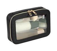 Borsa Per Cosmetici Trasparente Da Viaggio - Custodia Per Trucco Con Cerniera | Borsa Da Toilet Impermeabile Piccola E Compatta, Organizador Trasparente Per Prodotti Cosmetici E Da Viaggio