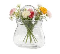 Borsa per Fiori,Trasparente decorazione da Stanza a Forma di Borsa,Bicchiere, Da, Vaso per Fiori - per i matrimoni, Feste con Cocktail, camere da e centrotavola