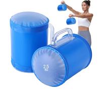Borsa Per L'acqua Per Il Fitness - Aqua Bags Workout | 2X Borsa Per L'allenamento In Acqua Da 5 Kg | Manubri Per L'allenamento Del Core, Portatil, Regolabile, Per Palestra, Casa, Viaggi, Donne, Uomin
