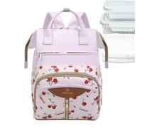 Borsa Per Neonato - Capienza Tessuto Oxford | Tote Maternità Portatutto E Sacca Da Viaggio Con Fasciatoio | Accesorios para Padre Madre Uomini Donne E Uso All'aperto, Purple, Refer to