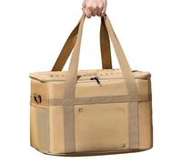 Borsa Portaoggetti Da Campeggio - 36L Borsa Termica Morbida Grande Capacità - Contenitore Isotermico | Per Acqua | Birra | Latte | Succhi | Frutta | Insalata | Frutti Di Mare | Per Esterni E Picnic