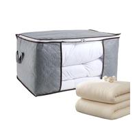 Borsa Portaoggetti Trapunta Extra Large - Contenitore Pieghevole Con Cerniera E Finestra Trasparente | Organizer Per Coperte, Piumoni, Lenzuola E Vestiti, Con Maniglie Resistenti