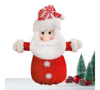 Borse di Natale a Maglia, sacco regalo coulborabile a maglia riutilizzabile, busto per vacanze compatte per calzini, caramelle, per fest per bambini, riempitivi per calze, regali per dormi