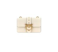 Pinko Love One Mini Bandolera marfil, cuero, mujer