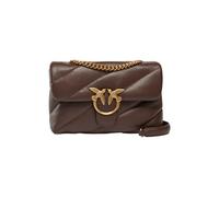 PINKO Love Puff Bolsa de hombro Piel 30 cm marrón